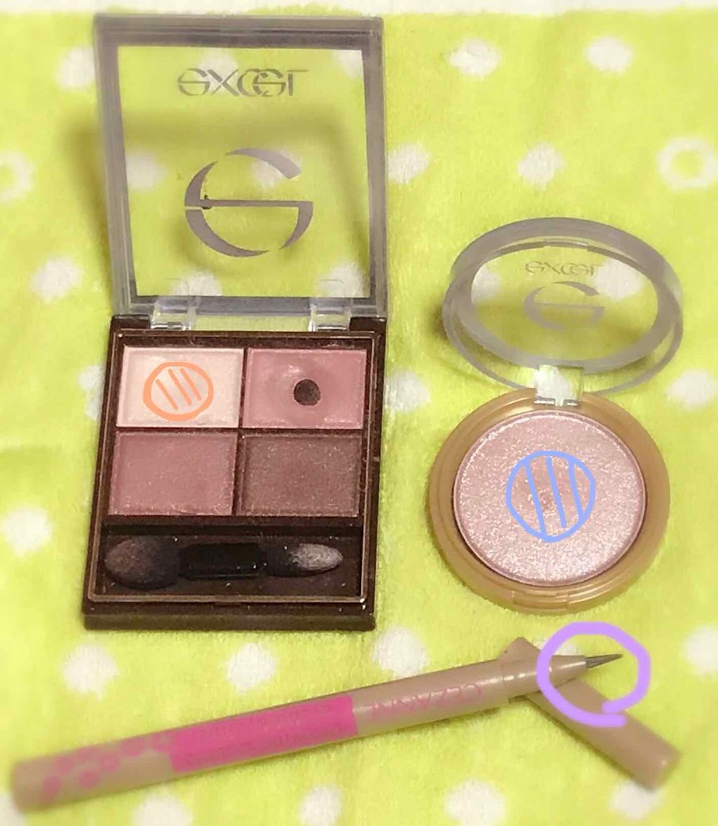 スキニーリッチシャドウ/excel/アイシャドウパレットを使ったクチコミ(3枚目)