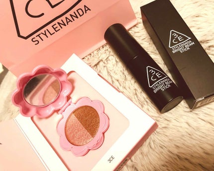 BRIGHT BEAM STICK/3CE/ジェル・クリームチークを使ったクチコミ(1枚目)