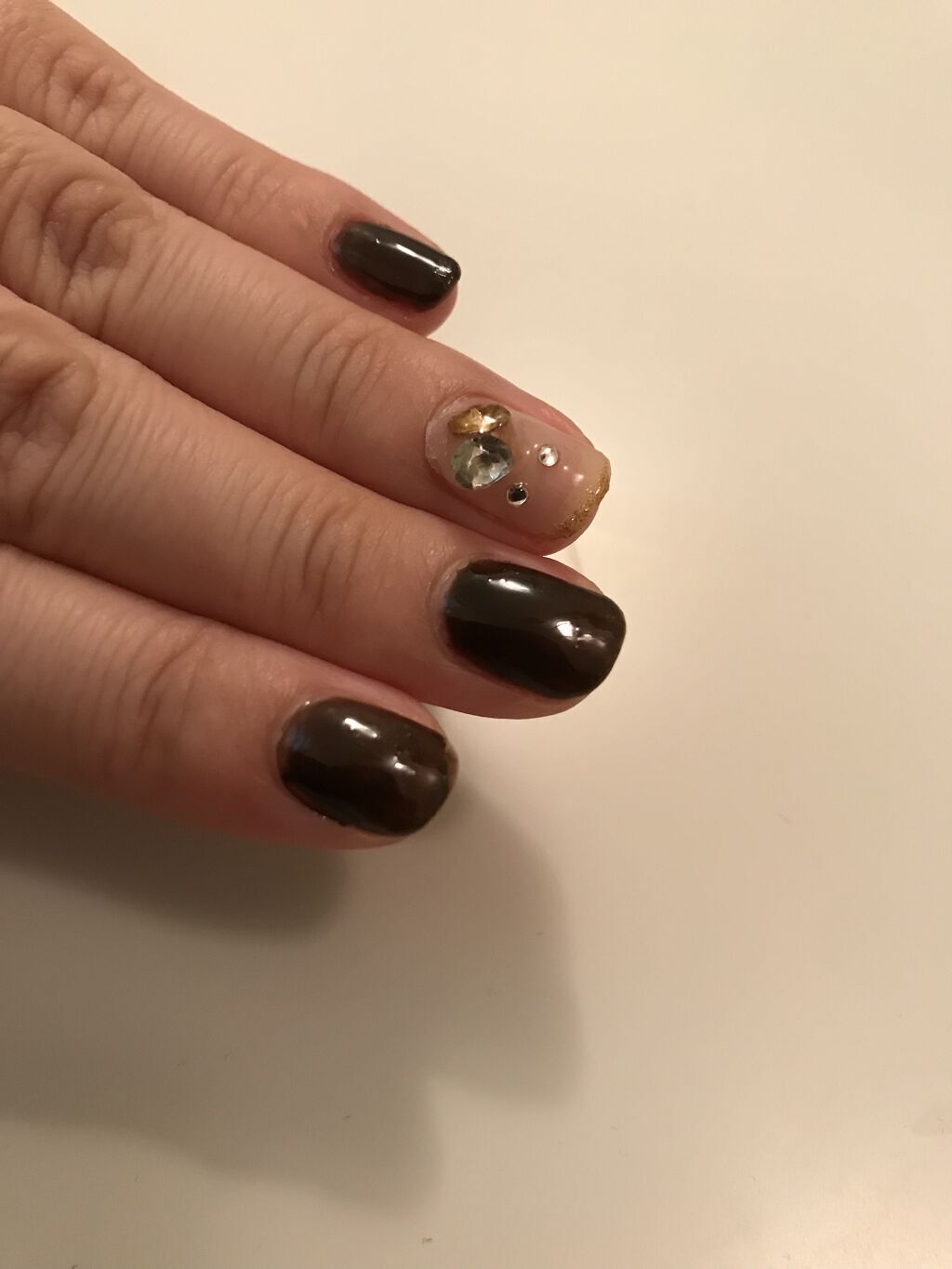 ジェルネイル（ライト対応）/セリア/ジェルネイルを使ったクチコミ（2枚目）