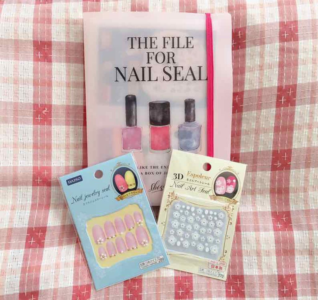 ネイルシール/DAISO/ネイルシールを使ったクチコミ(4枚目)