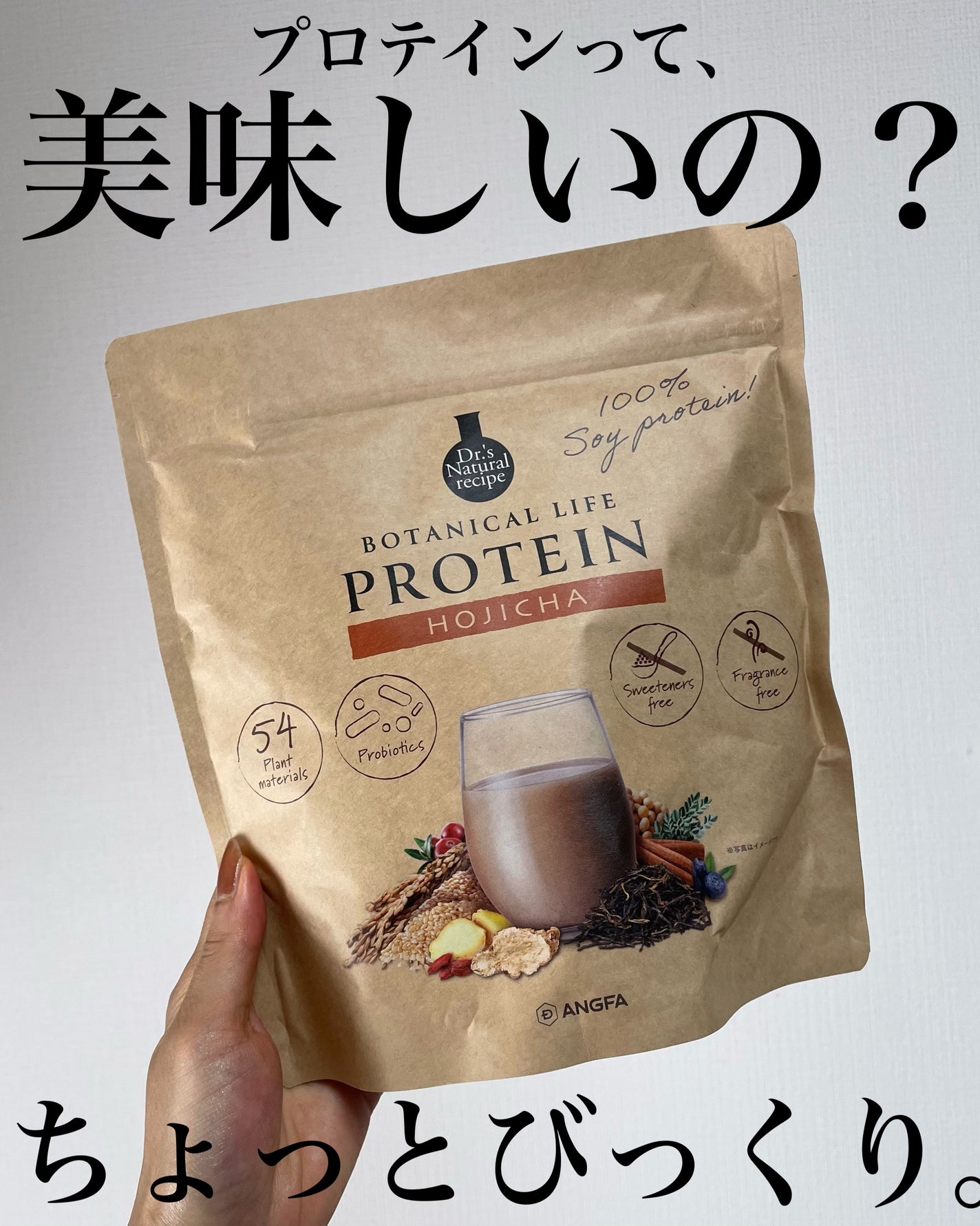 ボタニカルライフプロテイン/ドクターズ ナチュラル レシピ/ソイプロテインを使ったクチコミ(1枚目)