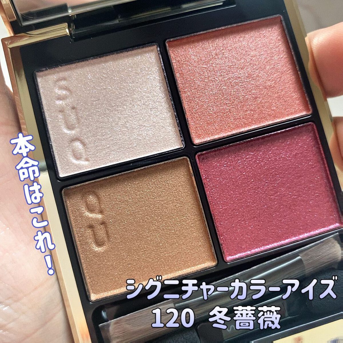 シグニチャー カラー アイズ/SUQQU/アイシャドウパレットを使ったクチコミ（3枚目）