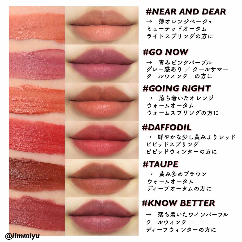 3CE ベルベット リップティント/3CE/リップティントを使ったクチコミ（2枚目）