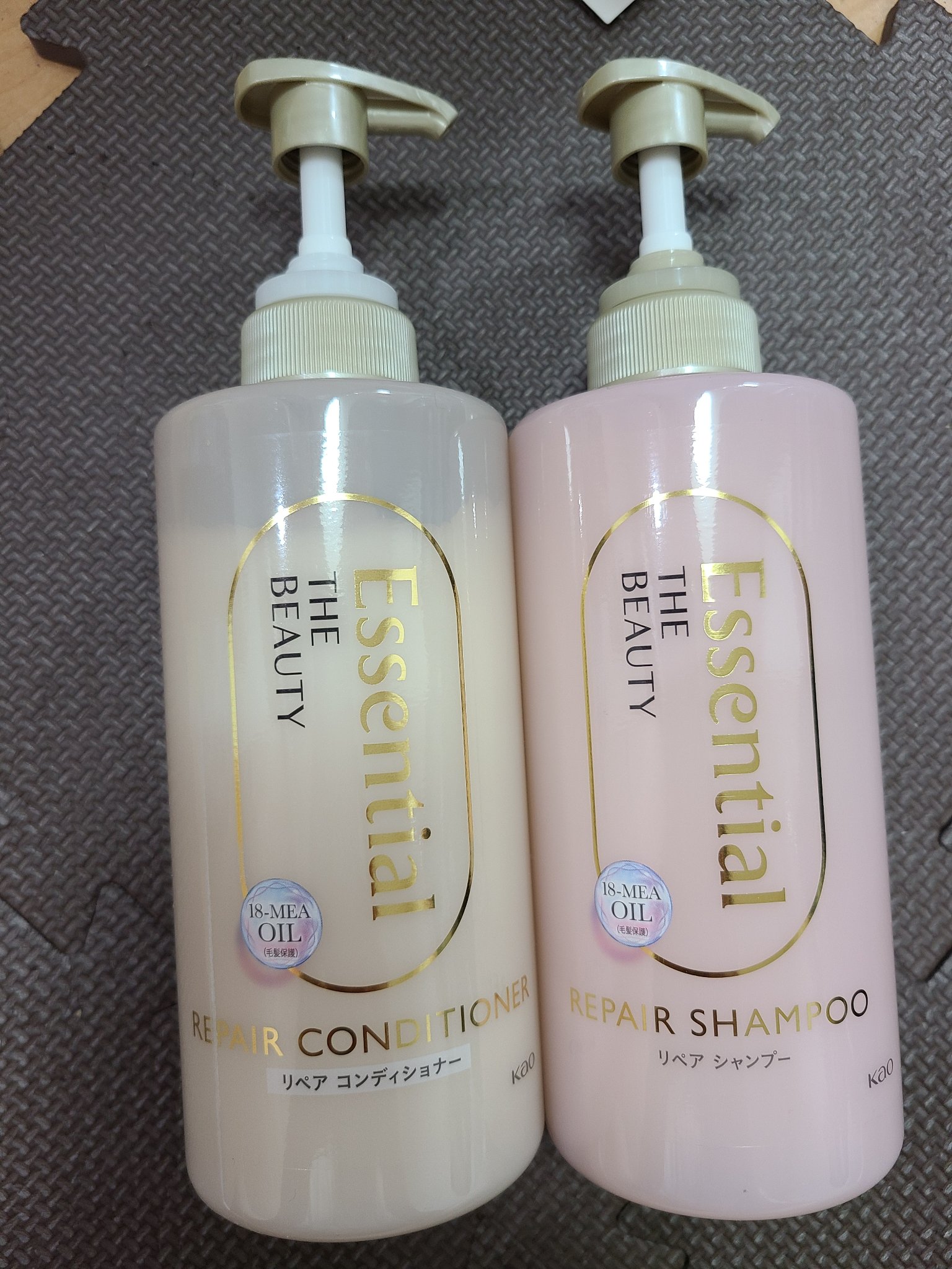 ザビューティ リペアシャンプー・コンディショナー/エッセンシャル/市販シャンプーを使ったクチコミ（1枚目）