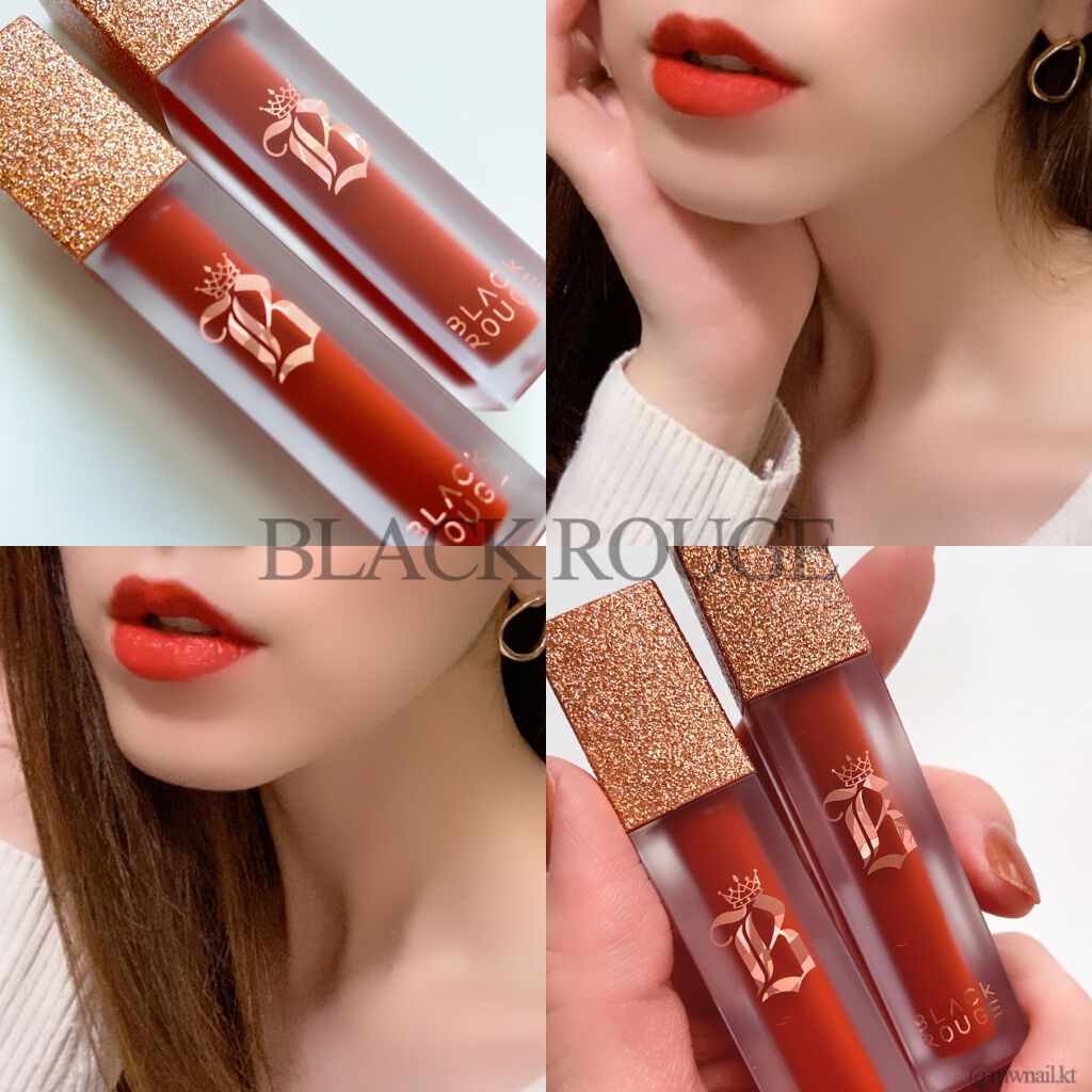 エアフィットベルベットティント/BLACK ROUGE/リップティントを使ったクチコミ（1枚目）