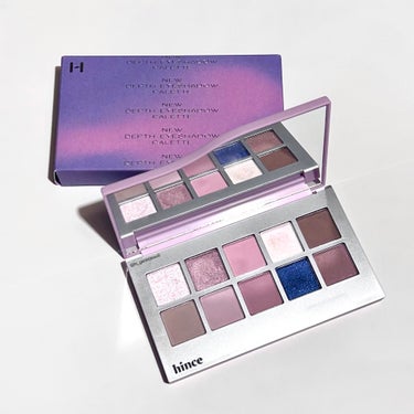 hince ニューデップスアイシャドウパレットのクチコミ「日本限定色、夜桜パレット🌃🌸

hince / NEW DEPTH EYESHADOW PAL.....」（1枚目）