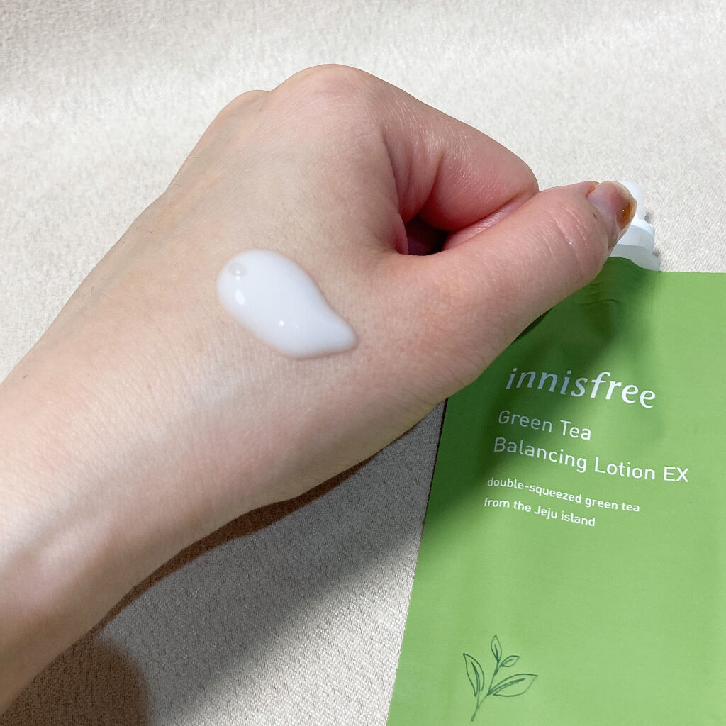 グリーンティー バランシングローション/innisfree/乳液を使ったクチコミ（3枚目）