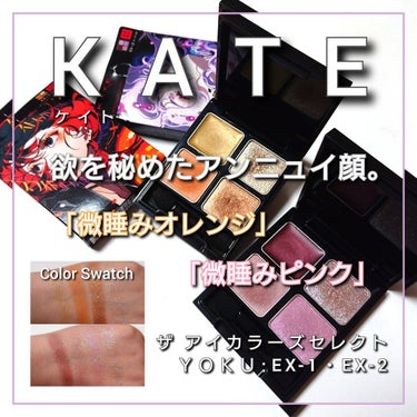 ザ アイカラーズセレクト（ＹＯＫＵ）　/KATE/パウダーアイシャドウを使ったクチコミ（1枚目）