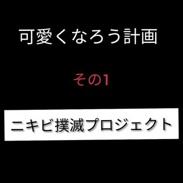 ー可愛くなろう計画ー

わたしが可愛くなるために、まず目をつけたのは
まずこれだ・・！！


「ニキビ撲滅プロジェクト」


その名の通りニキビを全て撲滅、即ちニキビ0にし
肌全体のトーンアップ・美白を