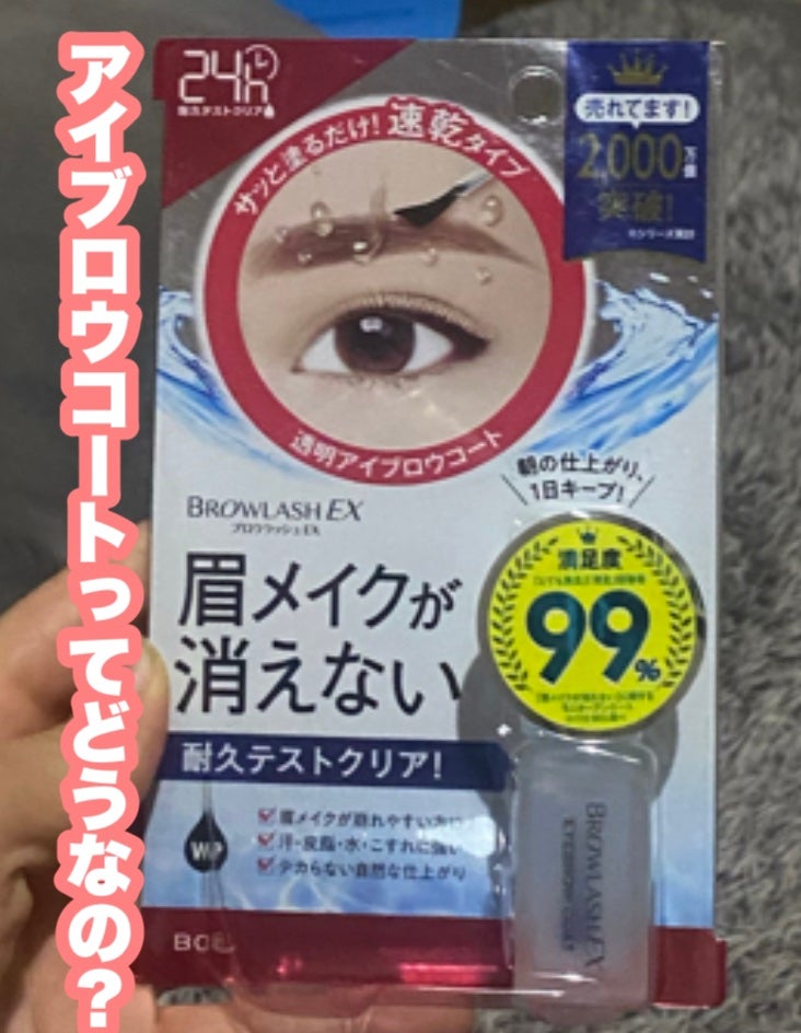 ブロウラッシュEX ブロウコーティング R/ブロウラッシュ/アイブロウコートを使ったクチコミ(1枚目)