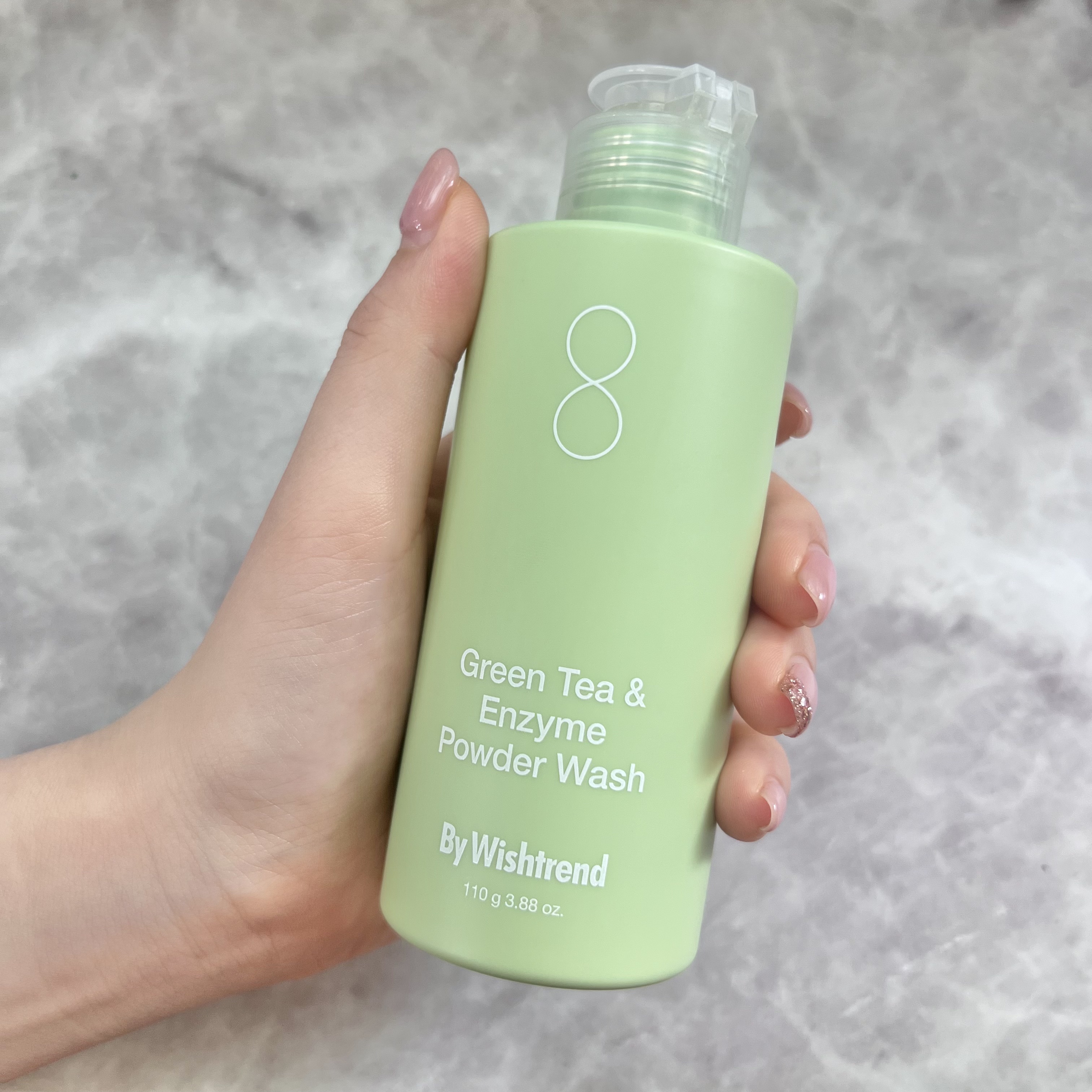 グリーンティー&エンザイムパウダーウォッシュ/By Wishtrend/洗顔パウダーを使ったクチコミ（1枚目）