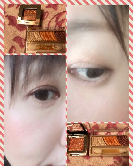 トーンアップアイシャドウ/CEZANNE/アイシャドウパレットを使ったクチコミ(1枚目)