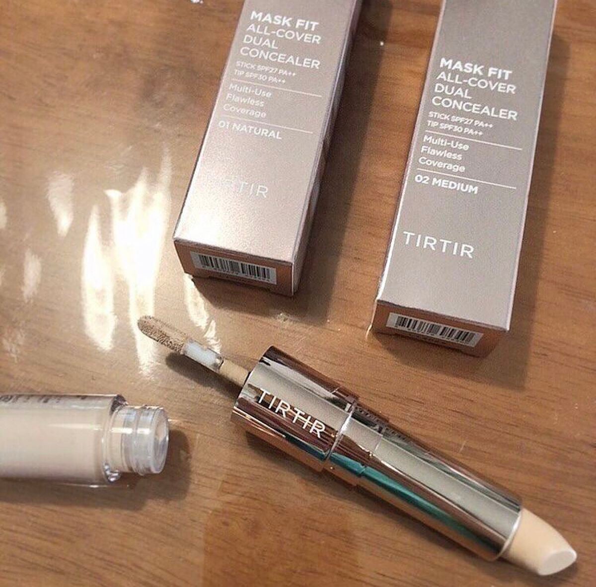 マスクフィットオールカバーデュアルコンシーラー/TIRTIR(ティルティル)/コンシーラーを使ったクチコミ(4枚目)