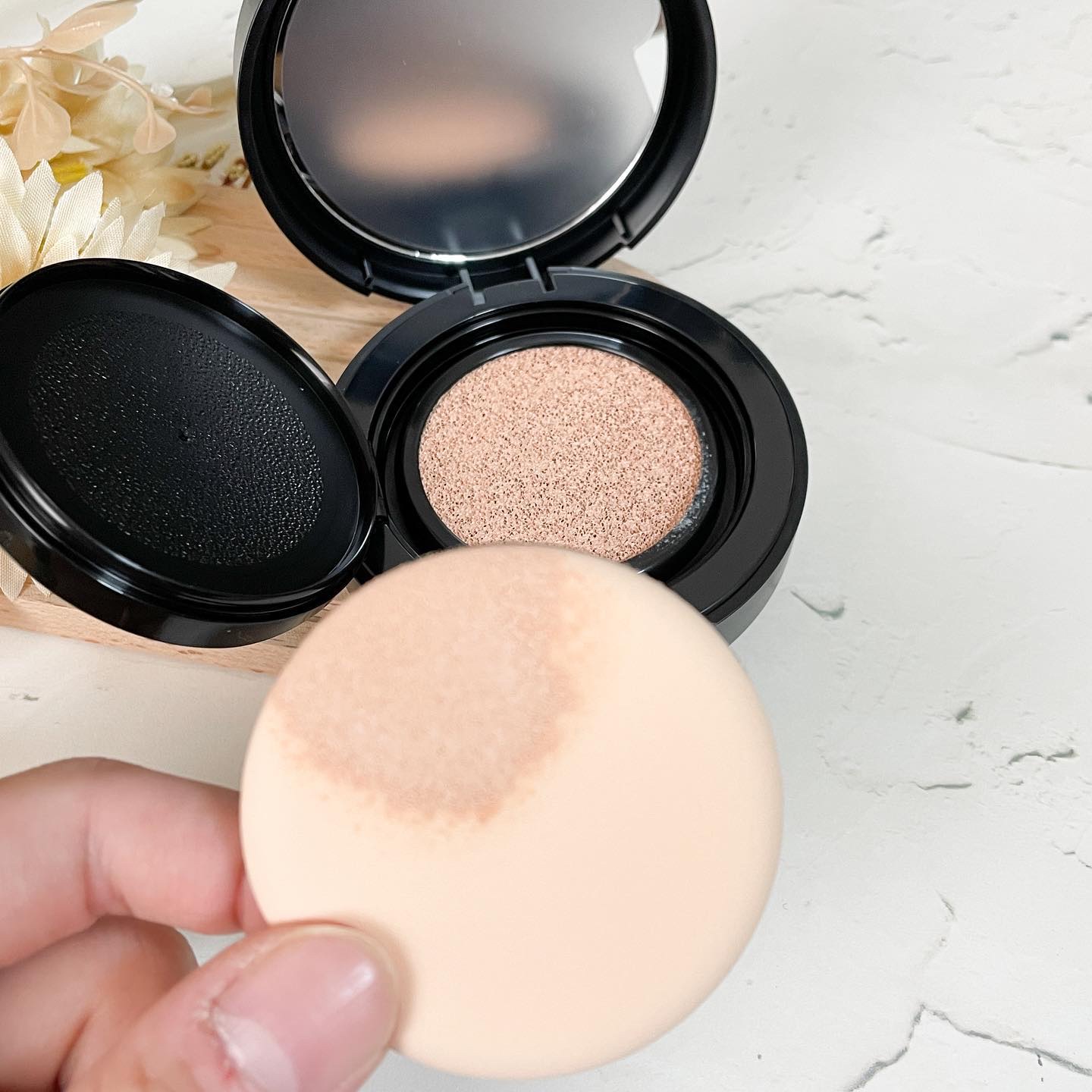 ジャビンドゥソウル ウインクファンデーションパクト/Javin De Seoul/クッションファンデーションを使ったクチコミ（3枚目）