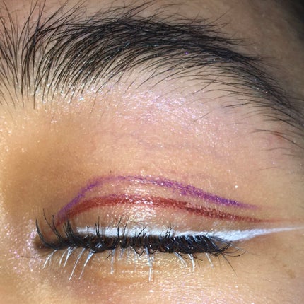 モテライナー リキッド/UZU BY FLOWFUSHI/リキッドアイライナーを使ったクチコミ(5枚目)