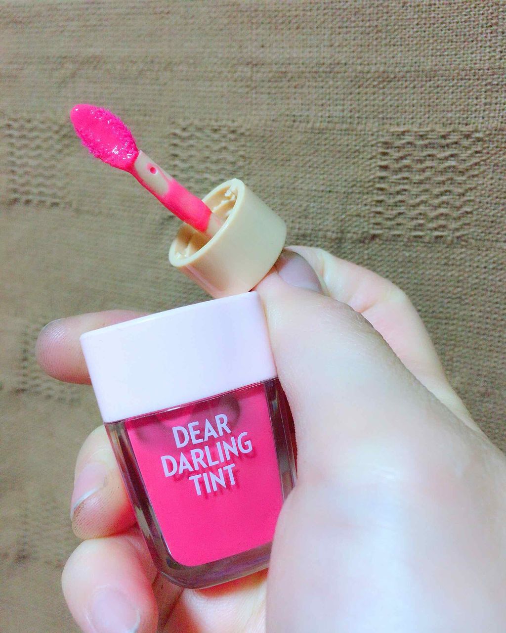 ディアダーリン ウォータージェルティント (アイスティント)/ETUDE/口紅を使ったクチコミ(2枚目)