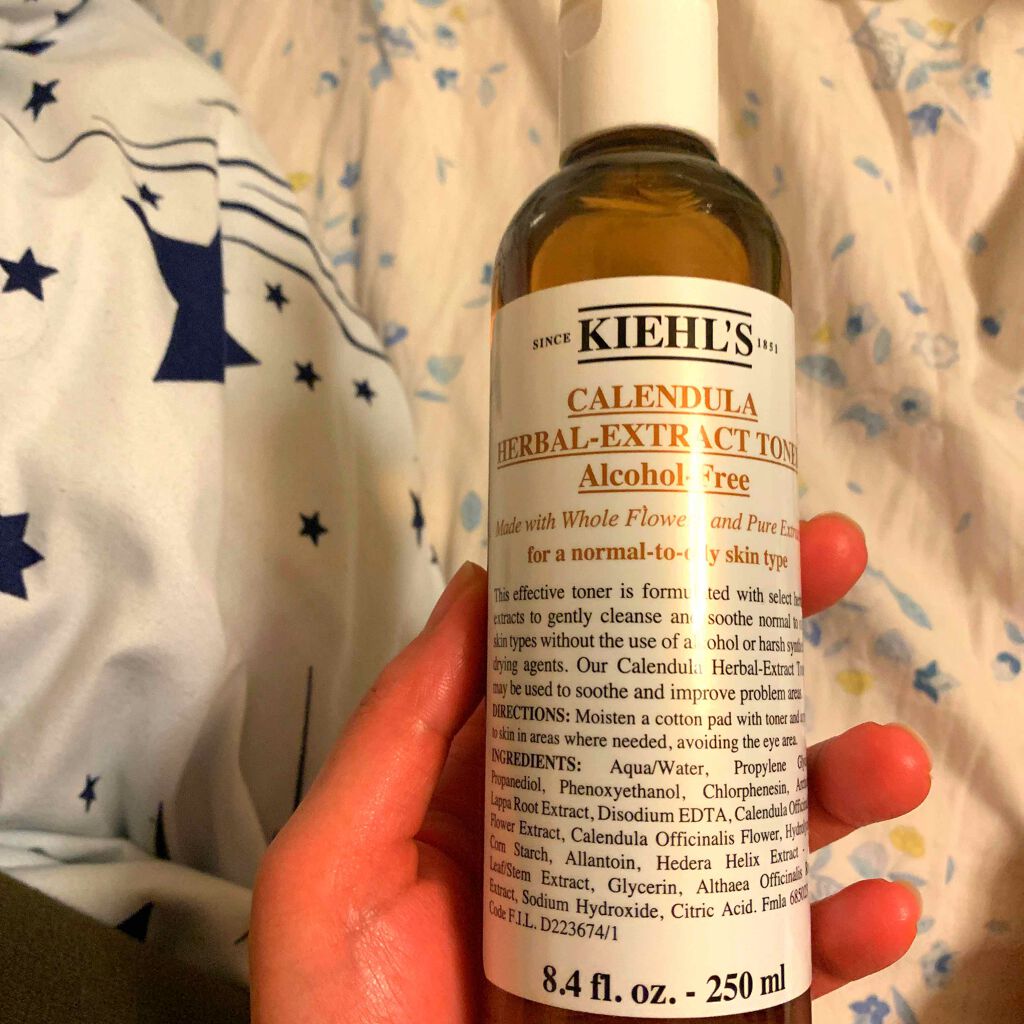 キールズ ハーバル トナー CL アルコールフリー/Kiehl's/化粧水を使ったクチコミ（1枚目）
