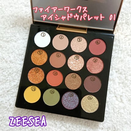 大英博物館 エジプトシリーズ アイシャドウパレット/ZEESEA/アイシャドウパレットを使ったクチコミ(1枚目)