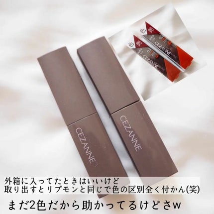 リップカラーシールド/CEZANNE/口紅を使ったクチコミ(6枚目)
