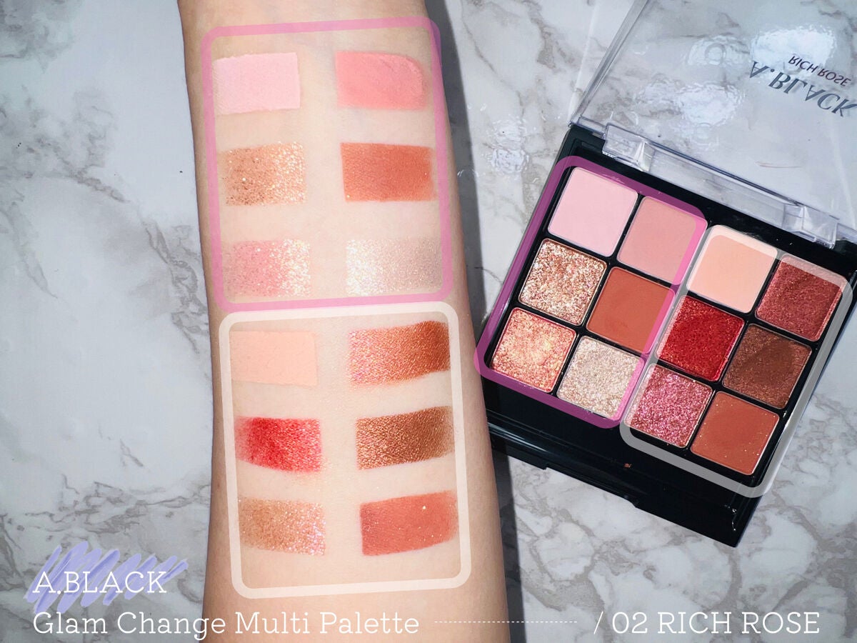 グラムチェンジマルチパレット/A.BLACK/マルチパレットを使ったクチコミ(4枚目)