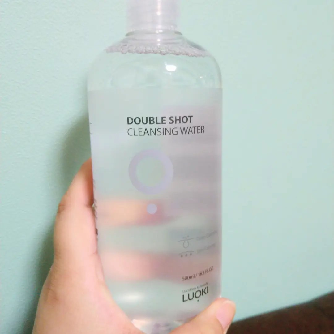 ダブルショットクレンジングウォーター/LUOKI/クレンジングウォーターを使ったクチコミ（1枚目）