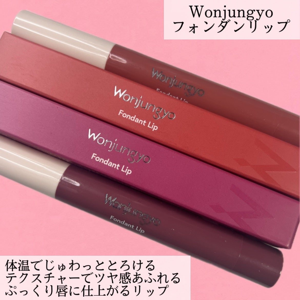 ウォンジョンヨ フォンダンリップ/Wonjungyo/口紅を使ったクチコミ(2枚目)