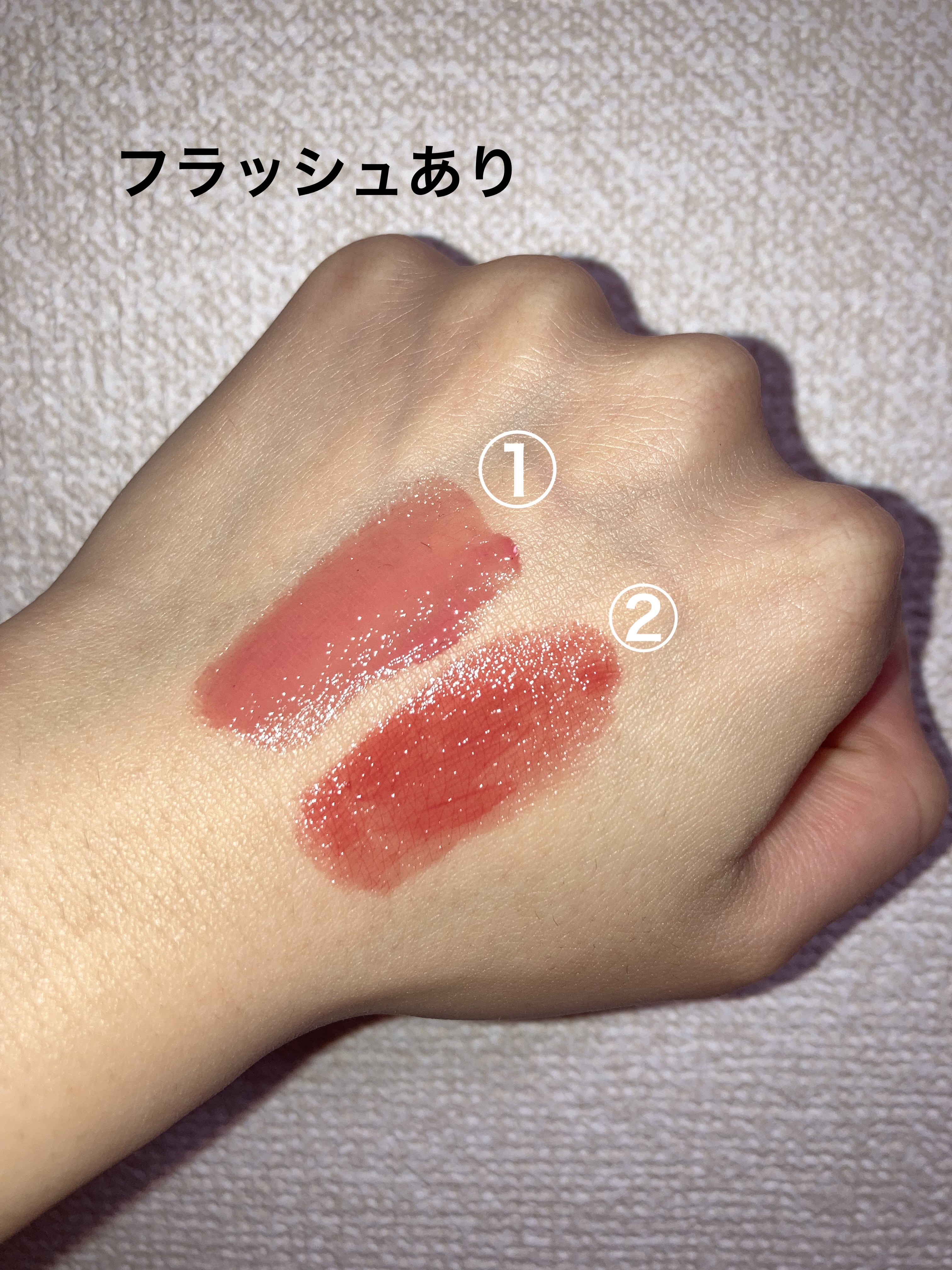 ジェルフィットティント/AMUSE/リップティントを使ったクチコミ（2枚目）