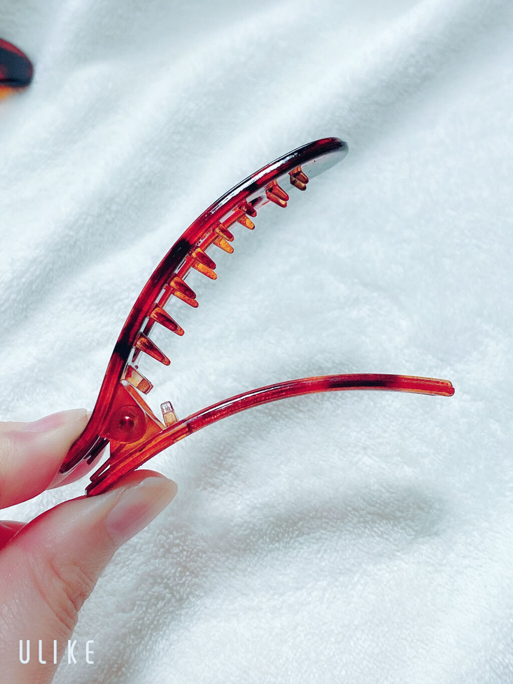 ヘアクリップ（楕円、２個）/DAISO/ヘアアクセサリーを使ったクチコミ（2枚目）