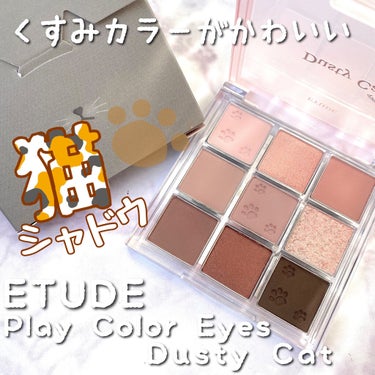 プレイカラーアイズ ダスティキャット/ETUDE/パウダーアイシャドウを使ったクチコミ（1枚目）