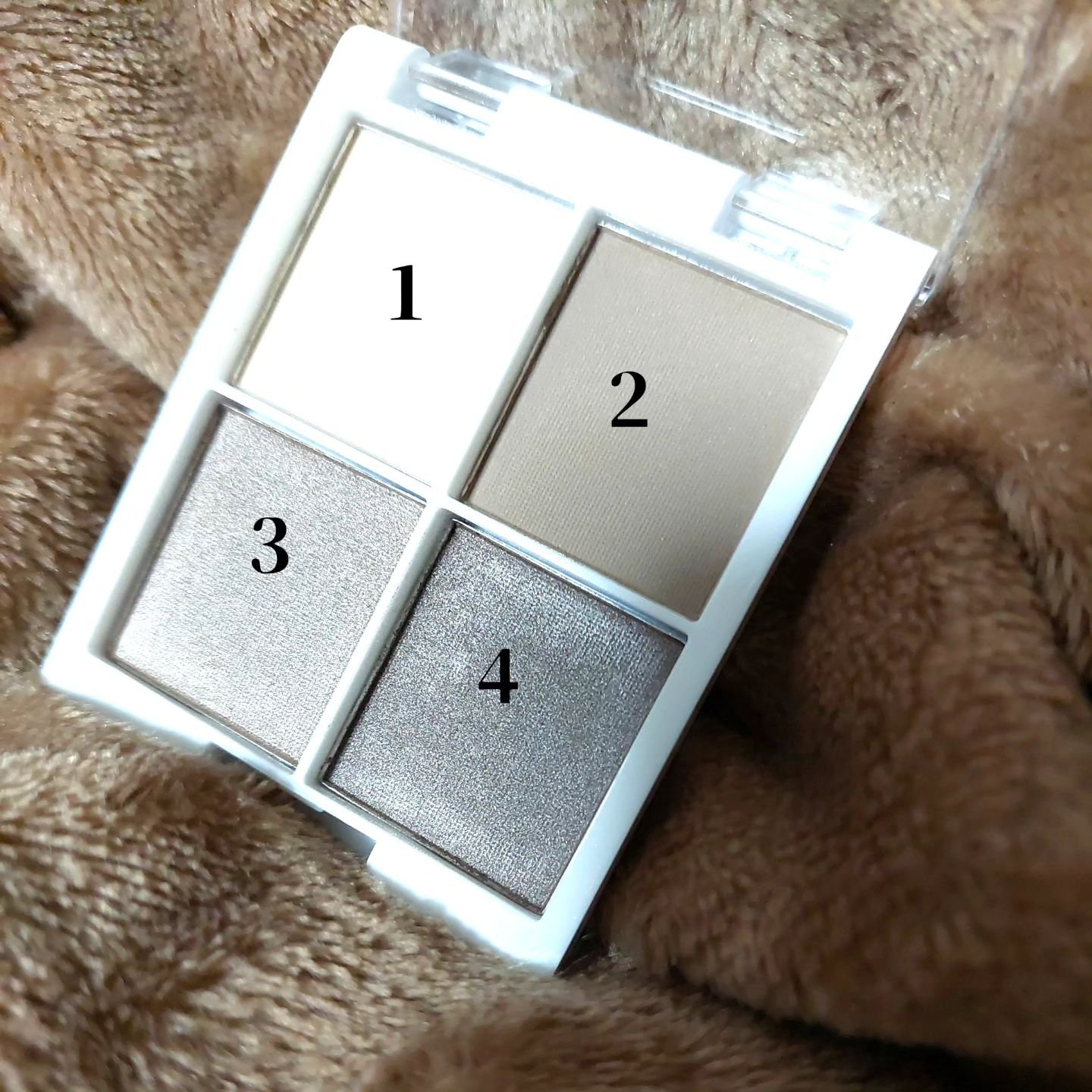 IDATE 4色アイシャドウパレット 04/IDATE/アイシャドウパレットを使ったクチコミ（2枚目）