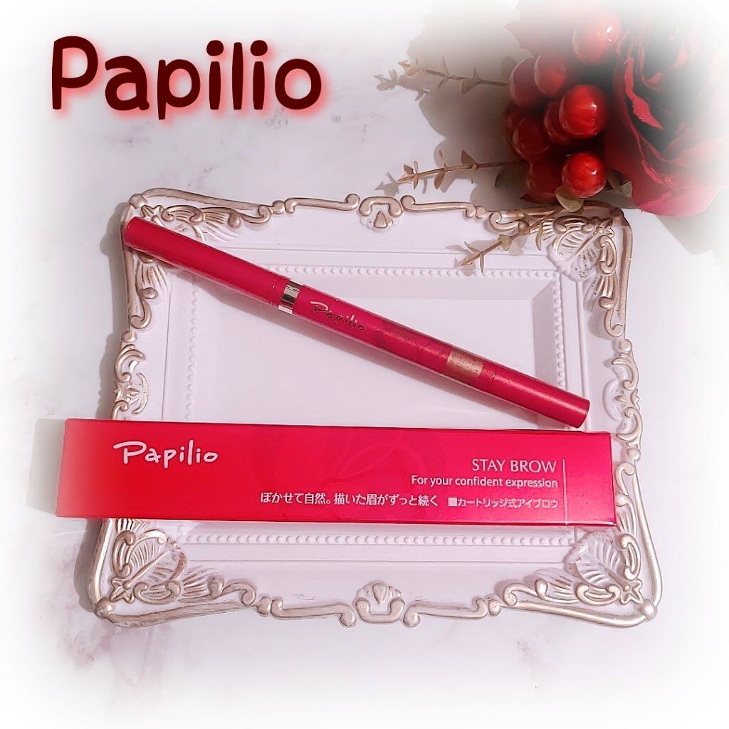 ステイブロウ/Papilio/アイブロウペンシルを使ったクチコミ（1枚目）