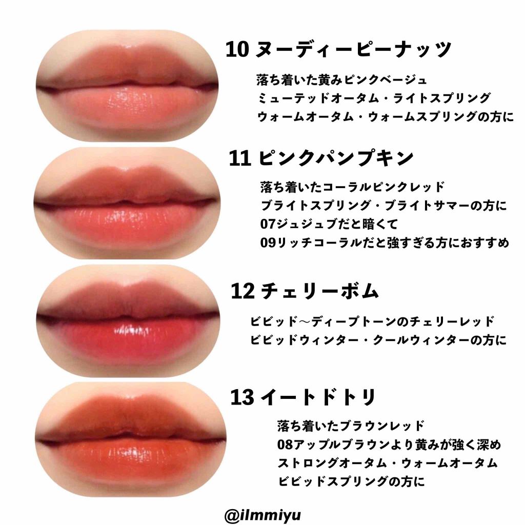 ジューシーラスティングティント/rom&nd/リップティントを使ったクチコミ(6枚目)