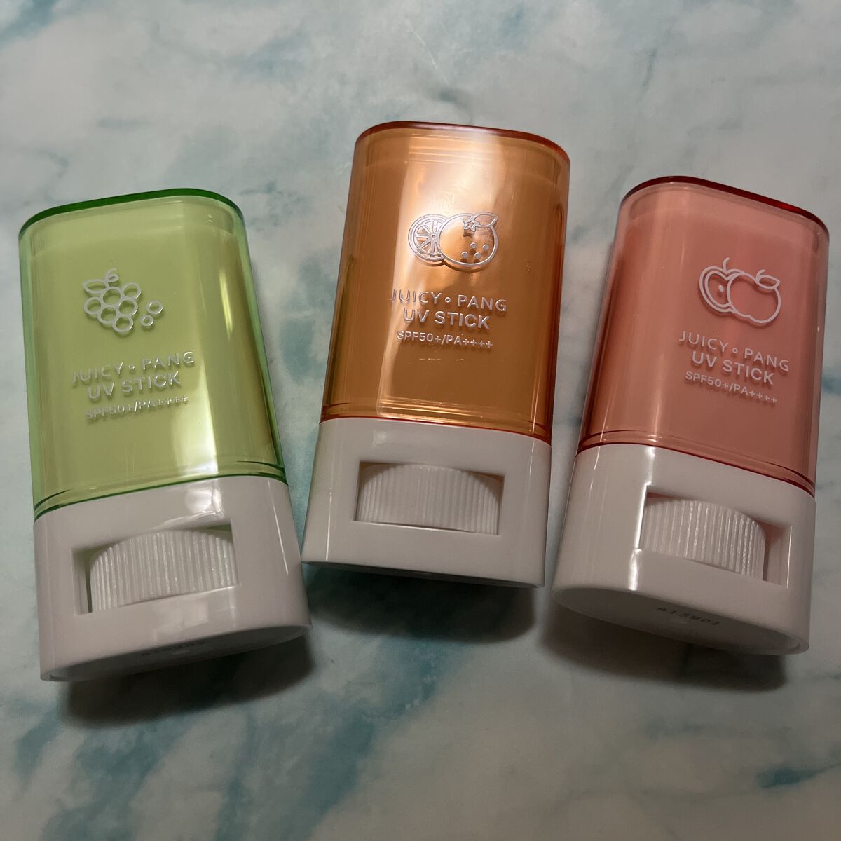 アピュー ジューシーパン UVスティック/A’pieu/日焼け止め・UVケアを使ったクチコミ（2枚目）