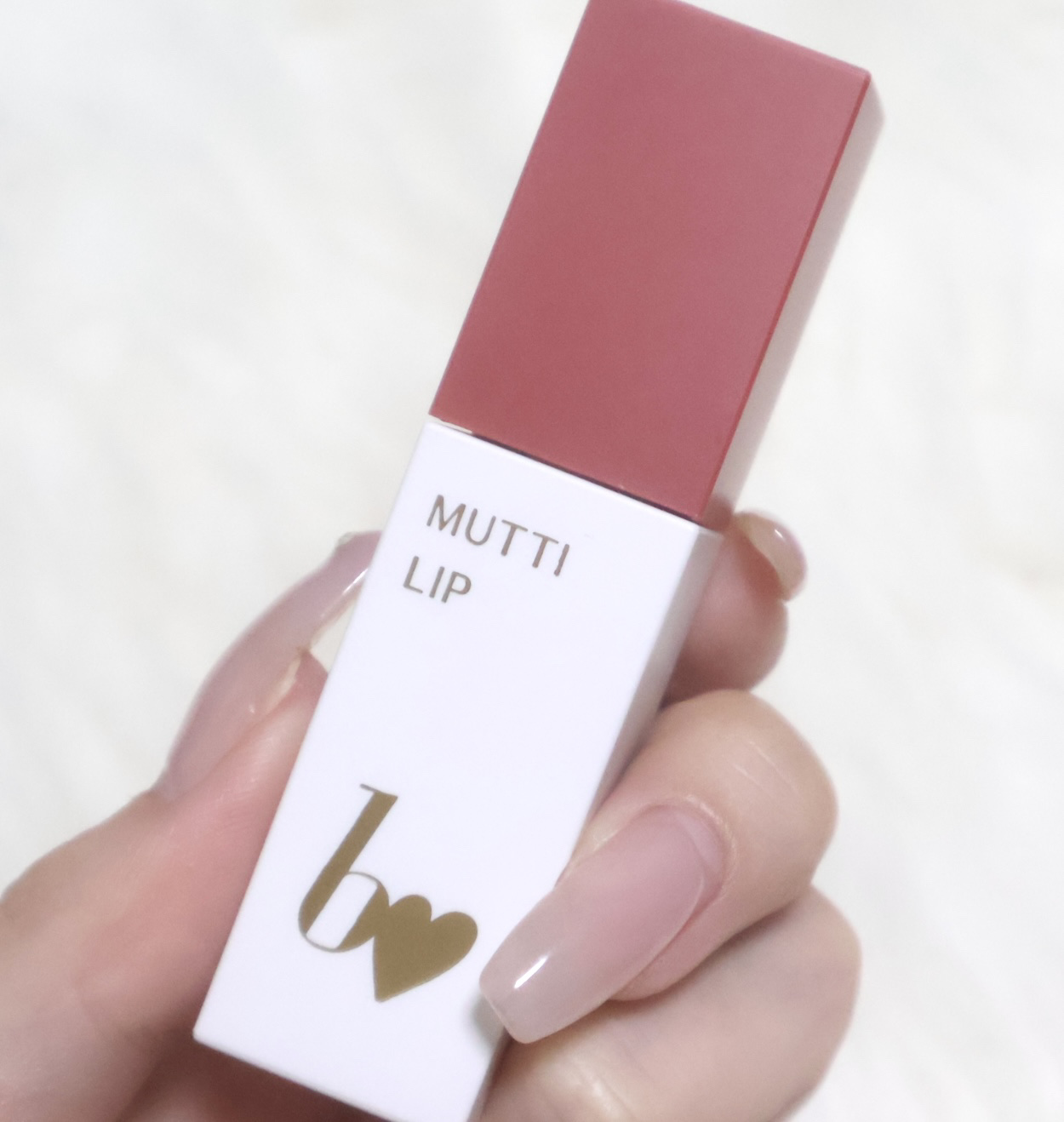 むっちリップR 04 ほろよいピンク/b idol/口紅を使ったクチコミ（1枚目）