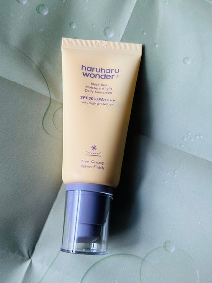 ブラックライスモイスチャーエアリーフィットデイリーサンスクリーン/haruharu wonder/日焼け止めクリームを使ったクチコミ(2枚目)