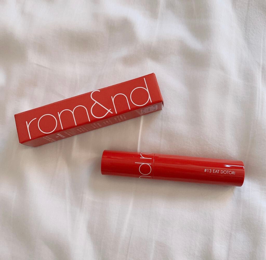ジューシーラスティングティント/rom&nd/リップティントを使ったクチコミ(1枚目)