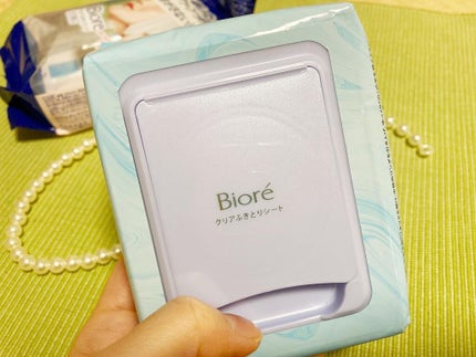 クリアふきとりシート/ビオレ/クレンジングシートを使ったクチコミ(2枚目)