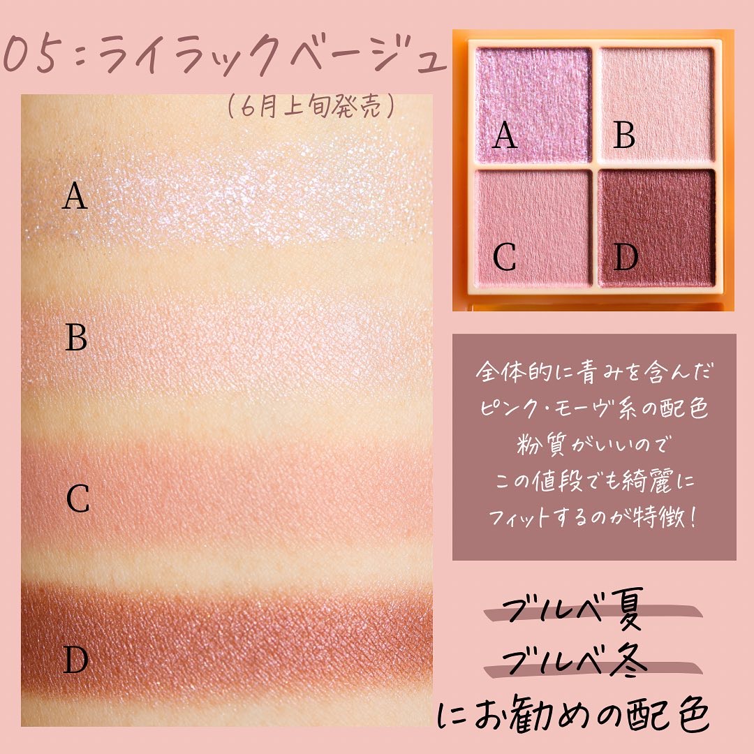 ベージュトーンアイシャドウ/CEZANNE/アイシャドウパレットを使ったクチコミ（2枚目）