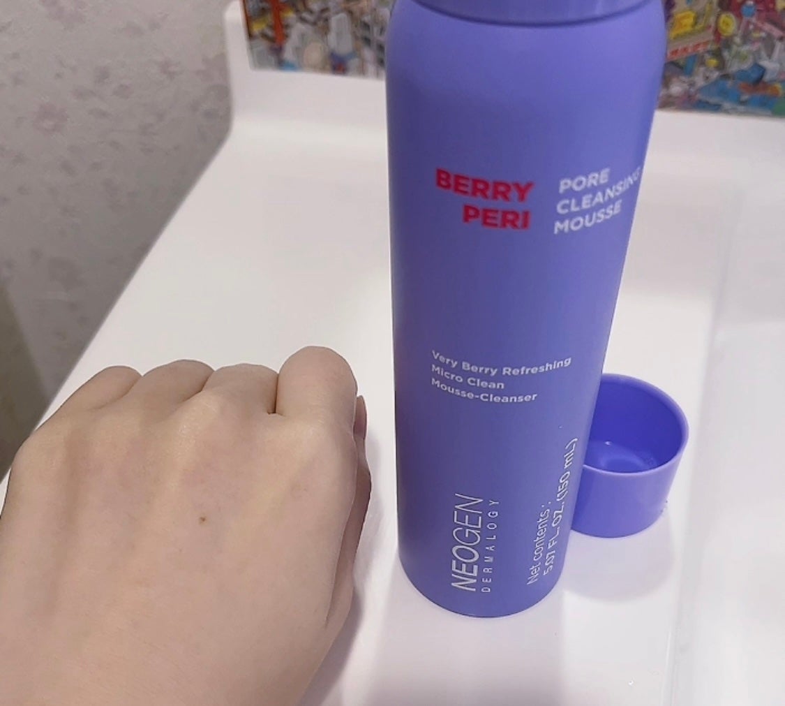 ベリーペリポアクレンジングムース/NEOGEN/その他スキンケアを使ったクチコミ(4枚目)