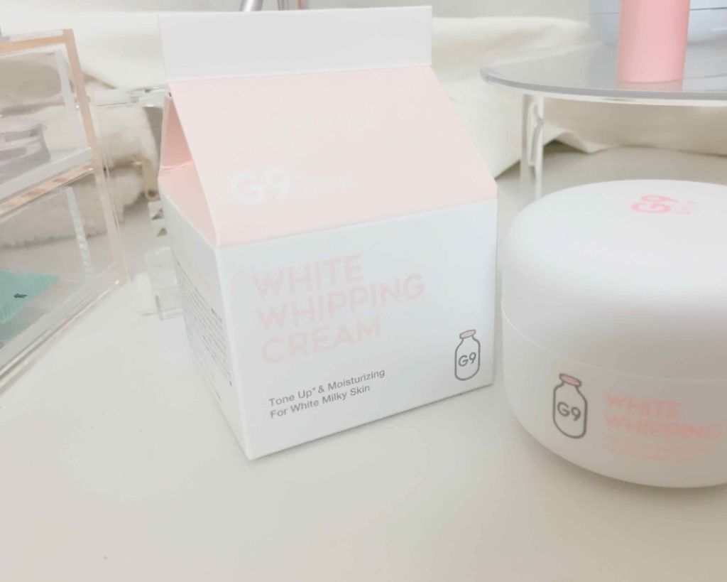 WHITE WHIPPING CREAM(ウユクリーム)/G9SKIN/化粧下地を使ったクチコミ（3枚目）