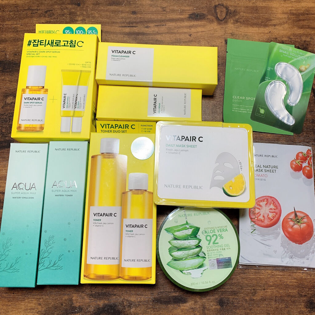 ビタペアC ジェルクリーム/ネイチャーリパブリック/フェイスクリームを使ったクチコミ（2枚目）