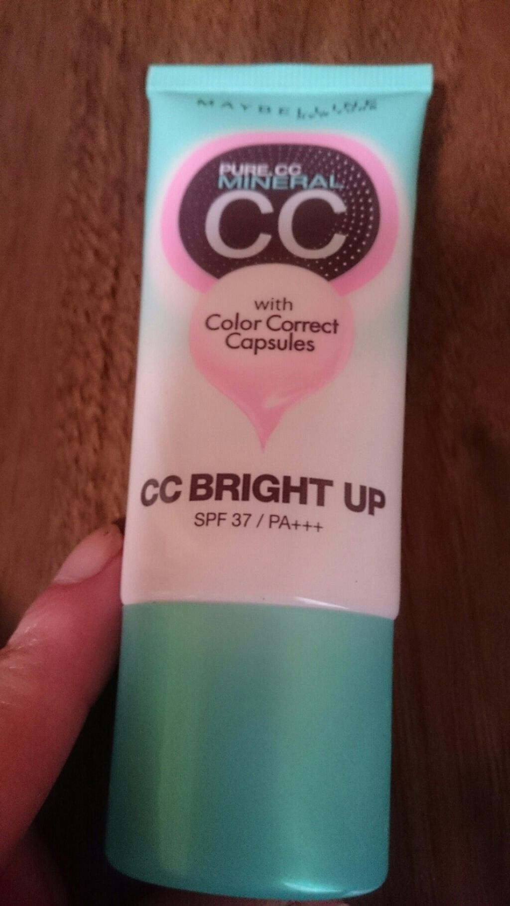 ピュアミネラル CC ブライトアップ/MAYBELLINE NEW YORK/CCクリームを使ったクチコミ(1枚目)