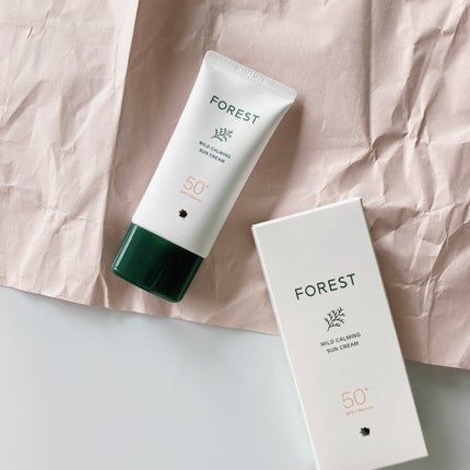 フォレスト マイルドカーミングサンクリーム/FoRest by Greenfinger/日焼け止めクリームを使ったクチコミ(1枚目)