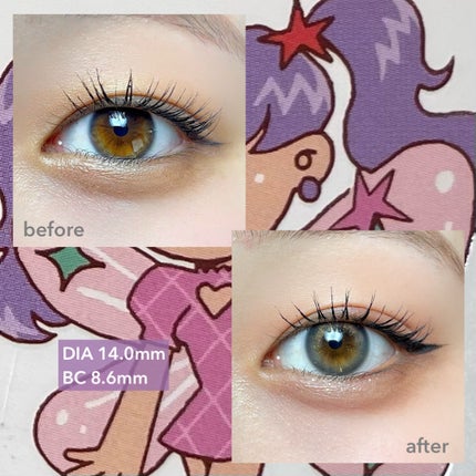 MANY LENS/MANY LENS/カラーコンタクトレンズを使ったクチコミ(4枚目)