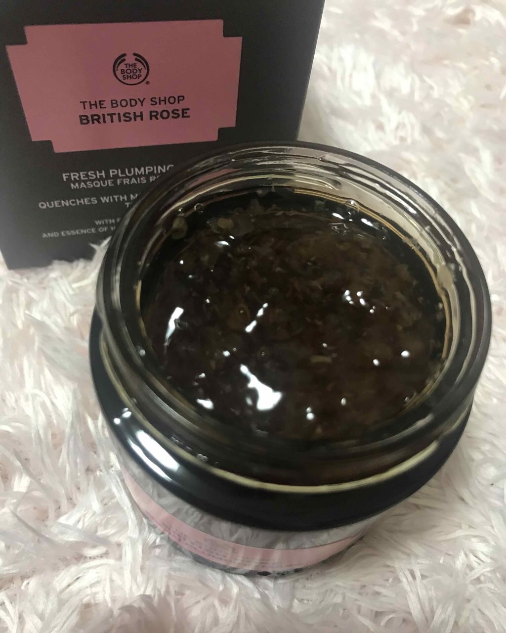 ブリティッシュ ローズ フレッシュプランピングマスク/THE BODY SHOP/洗い流すパック・マスクを使ったクチコミ（3枚目）