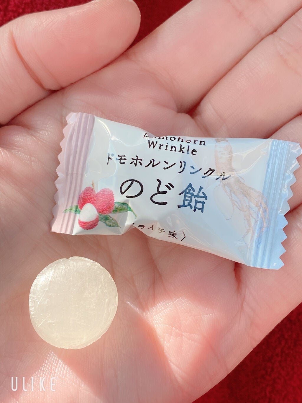のど飴<ライチ味>/ドモホルンリンクル/食品を使ったクチコミ(1枚目)