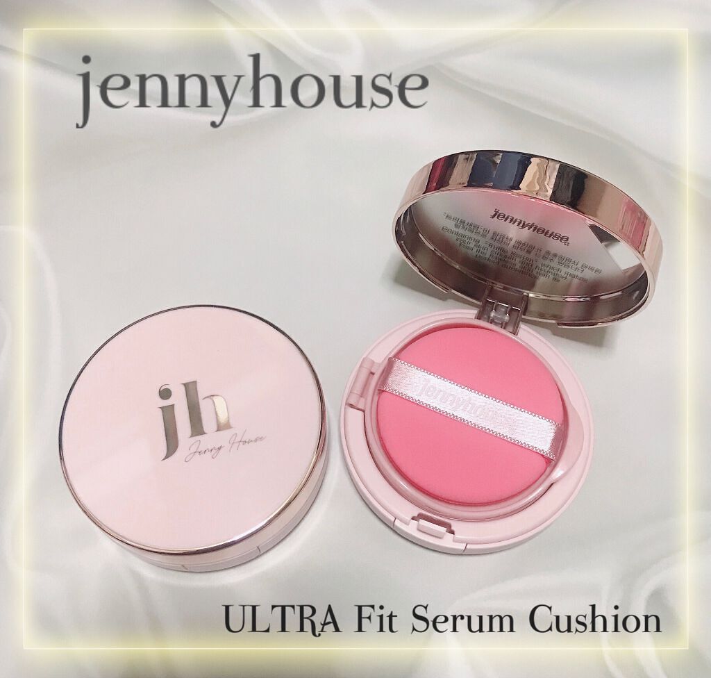 ウルトラフィットセラムクッション/jenny house/クッションファンデーションを使ったクチコミ（1枚目）