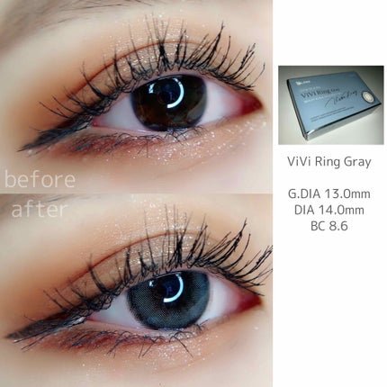 ViVi Ring 1Month/OLENS/カラーコンタクトレンズを使ったクチコミ(2枚目)