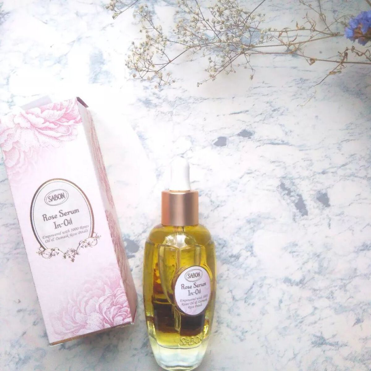 ローズセラムインオイル/SABON/フェイスオイルを使ったクチコミ(4枚目)