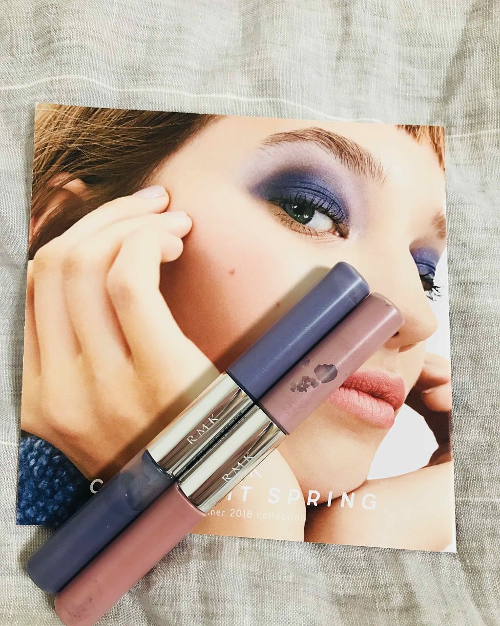 Wウォーターアイズ カラーインク/RMK/リキッドアイシャドウを使ったクチコミ(1枚目)